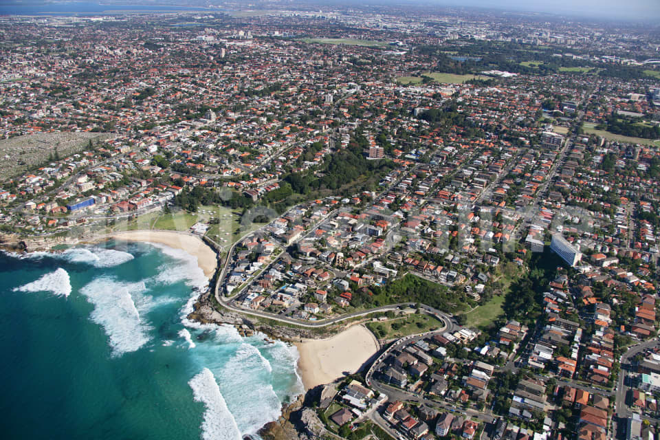 Aerial Image of Tamarama and Bronte NSW