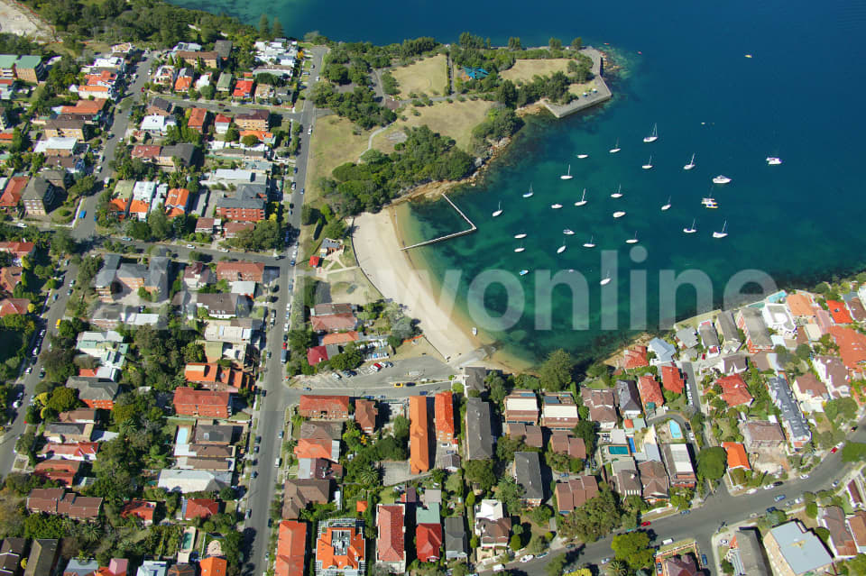 Aerial Image of Little Manly Reserve