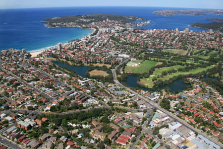 Aerial Image of NORTH MANLY AND MANLY LAGOON