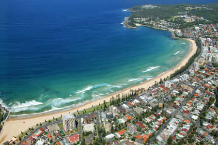 Aerial Image of MANLY BEACH AND SHELLY BEACH