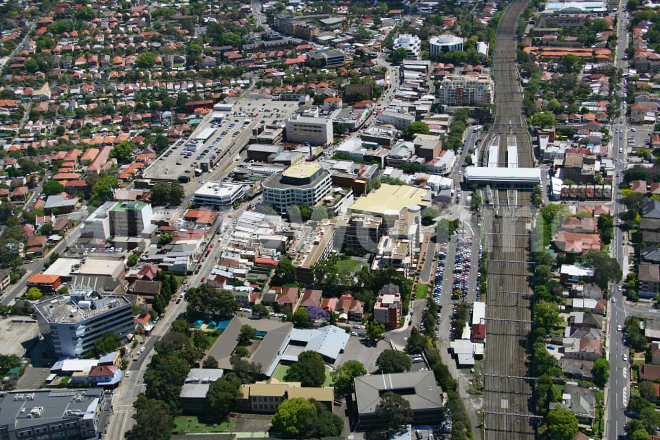 Aerial Image of Ashfield Close Up