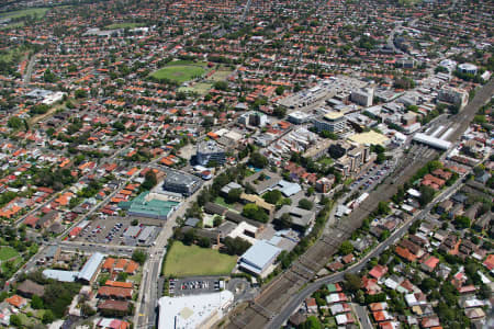 Aerial Image of ASHFIELD TOWN CENTRE NSW