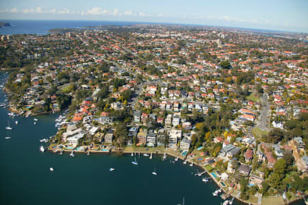 Aerial Image of CREMORNE TO SYDNEY HEADS