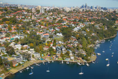 Aerial Image of CREMORNE TO SYDNEY