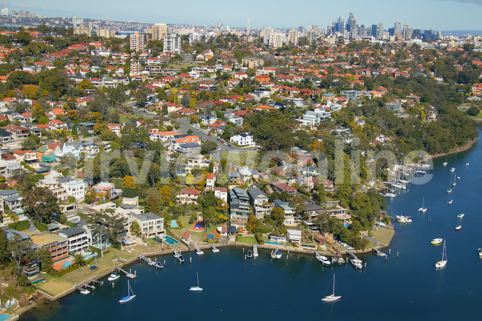 Aerial Image of Cremorne to Sydney