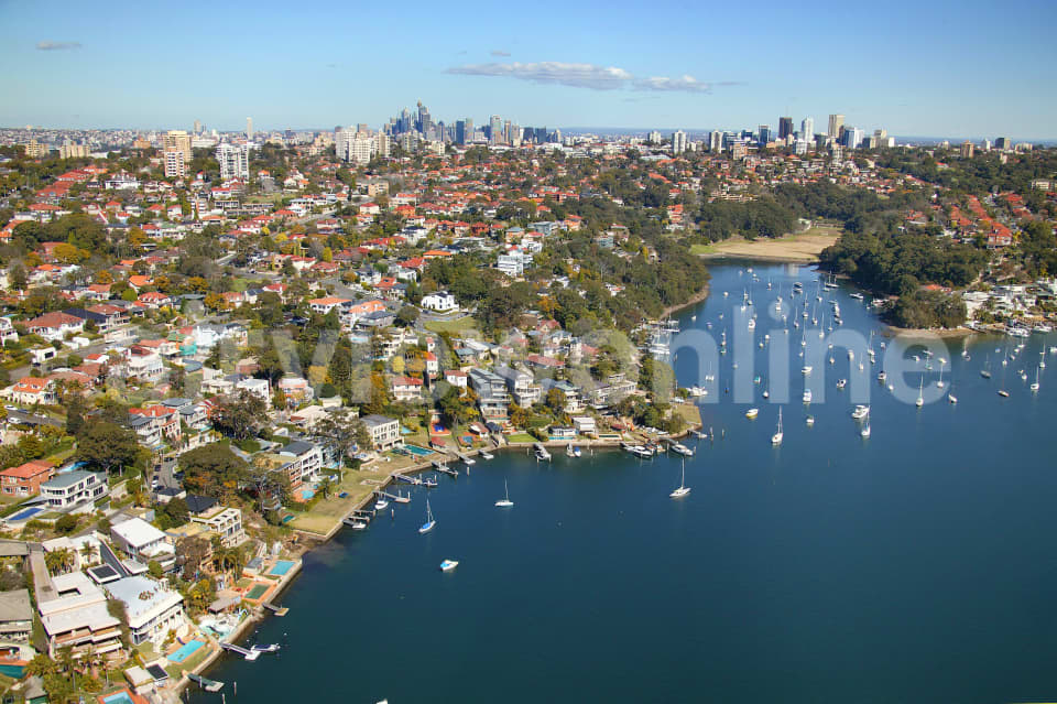 Aerial Image of Willoughby Bay, Cremorne NSW