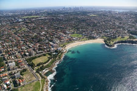 Aerial Image of COOGEE BEACH TO SYDNEY