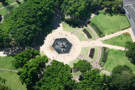 Aerial Image of ARCHIBALD FOUNTAIN, SYDNEY