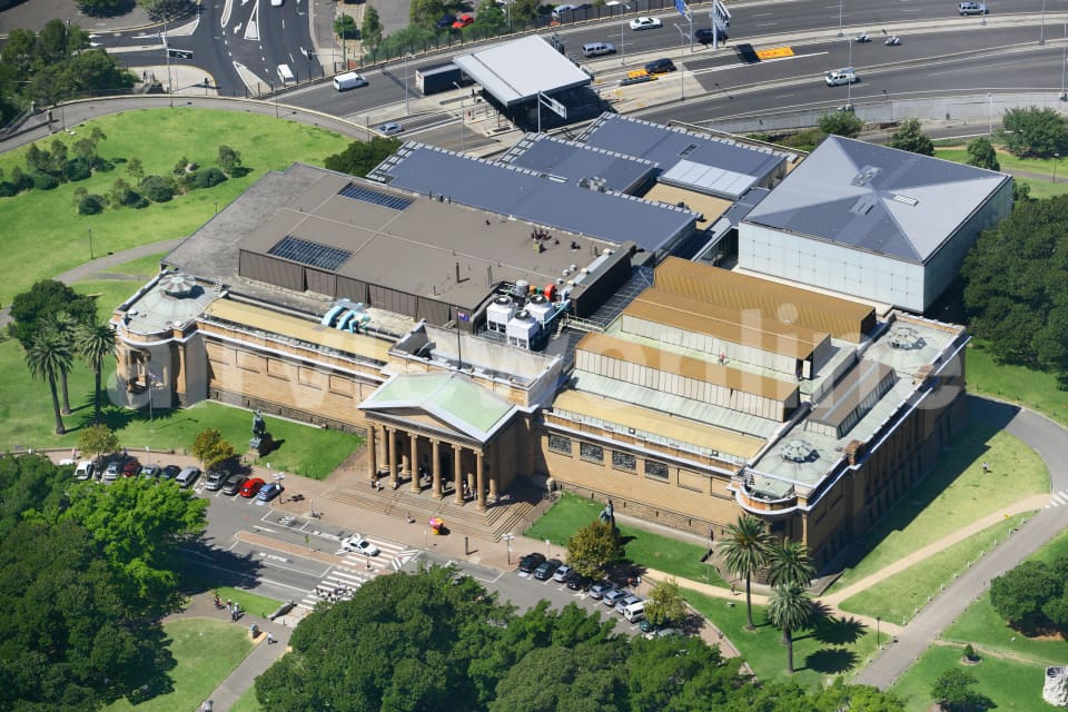 Aerial Image of Art Gallery of NSW
