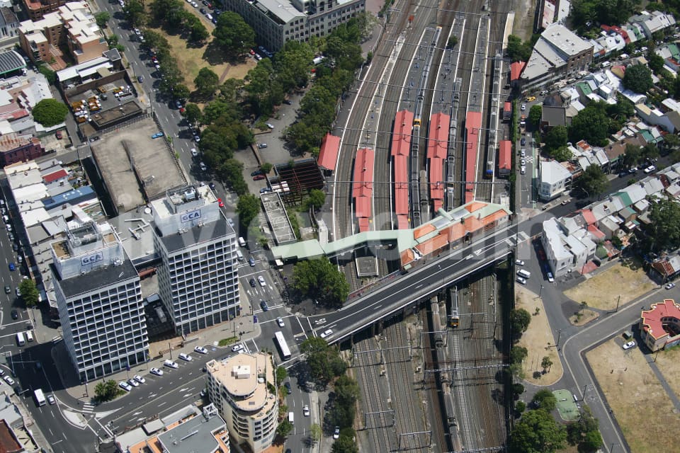 Aerial Image of Redfern Station