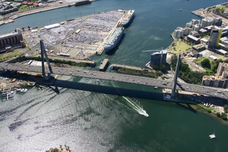 Aerial Image of ANZAC BRIDGE, SYDNEY NSW