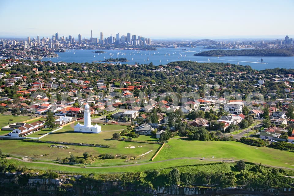 Aerial Image of Macquarie Lighthouse, Vaucluse