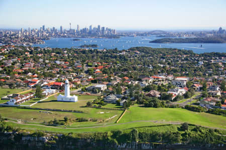 Aerial Image of MACQUARIE LIGHTHOUSE, VAUCLUSE