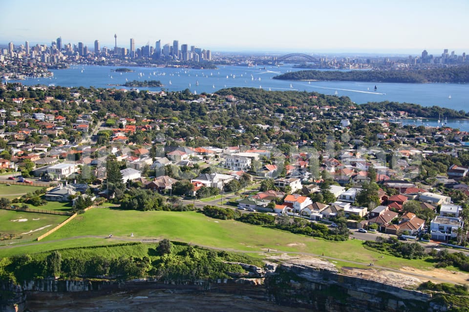 Aerial Image of Dover Heights to city CBD