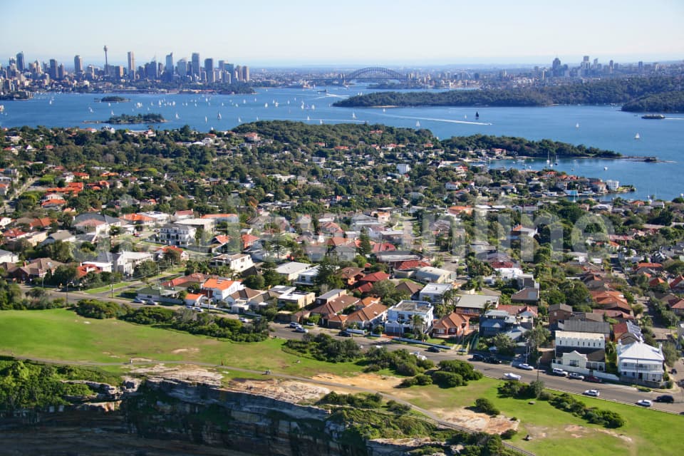 Aerial Image of Dover Heights to city