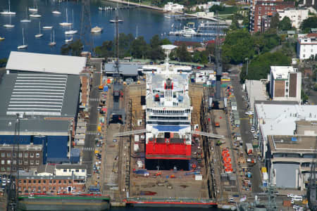 Aerial Image of GARDEN ISLAND DRY DOCK