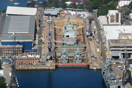 Aerial Image of GARDEN ISLAND DRY DOCK, SYDNEY