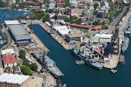 Aerial Image of GARDEN ISLAND DRY DOCK, SYDNEY