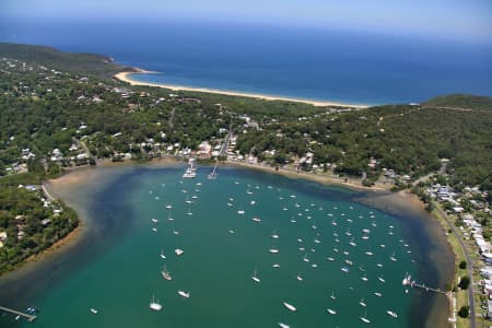 Aerial Image of HARDYS BAY AND KILLCARE, NSW