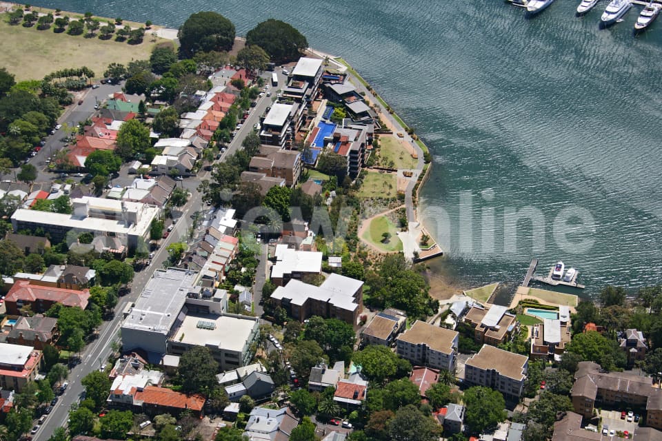 Aerial Image of Mary St, Glebe NSW