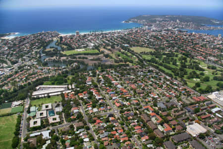 Aerial Image of MANLY VALE TO MANLY, NSW
