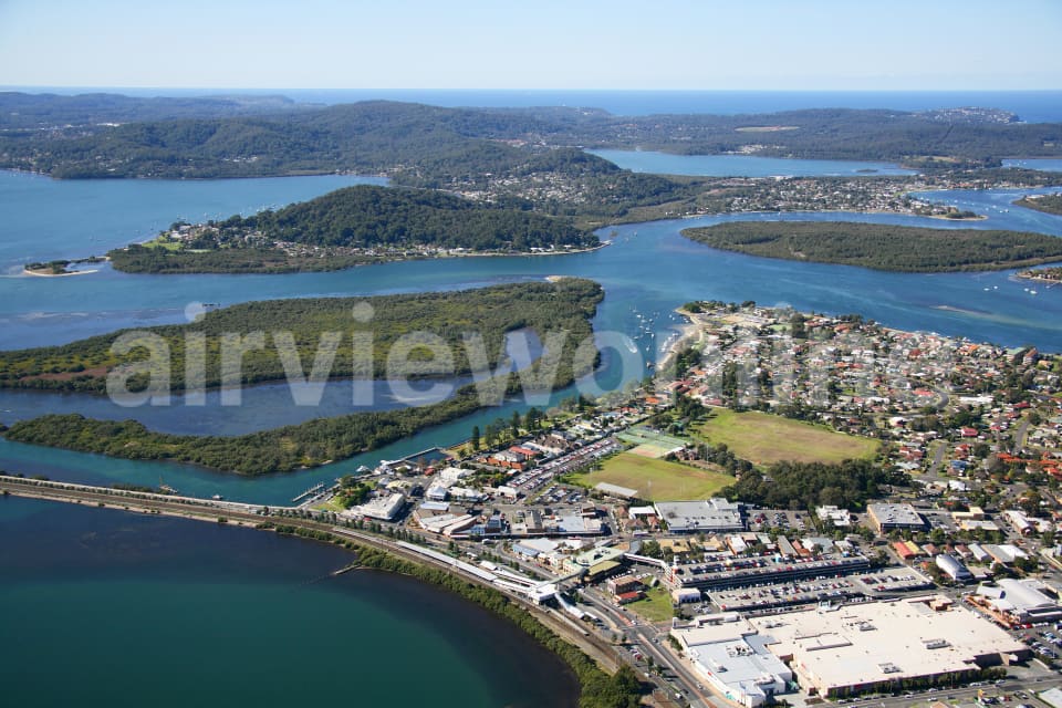 Aerial Image of Woy Woy and Brisbane Water