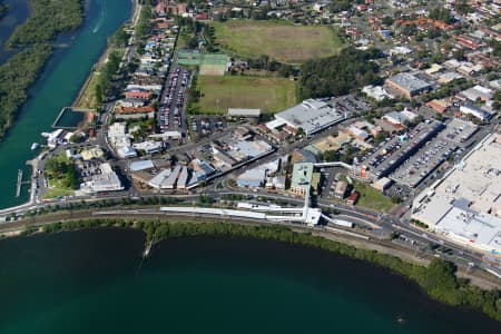 Aerial Image of WOY WOY SHOPPING CENTRE