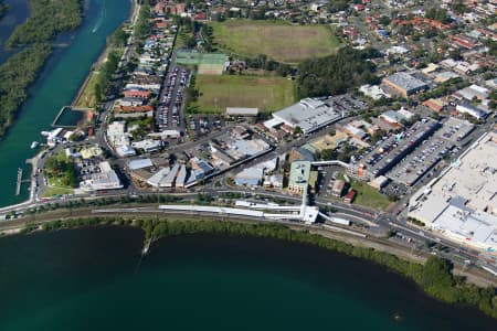 Aerial Image of WOY WOY SHOPPING CENTRE