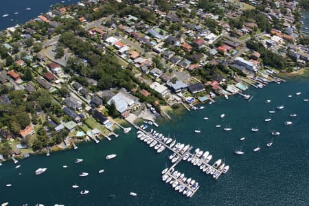 Aerial Image of BURRANEER, ROYAL MOTOR YACHT CLUB