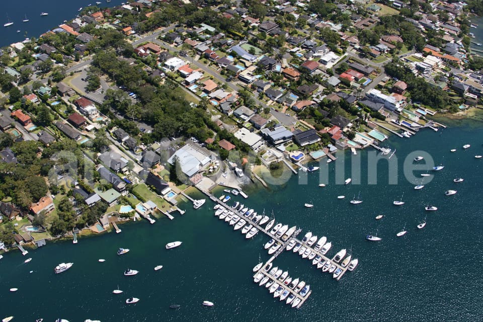 Aerial Image of Burraneer, Royal Motor Yacht Club