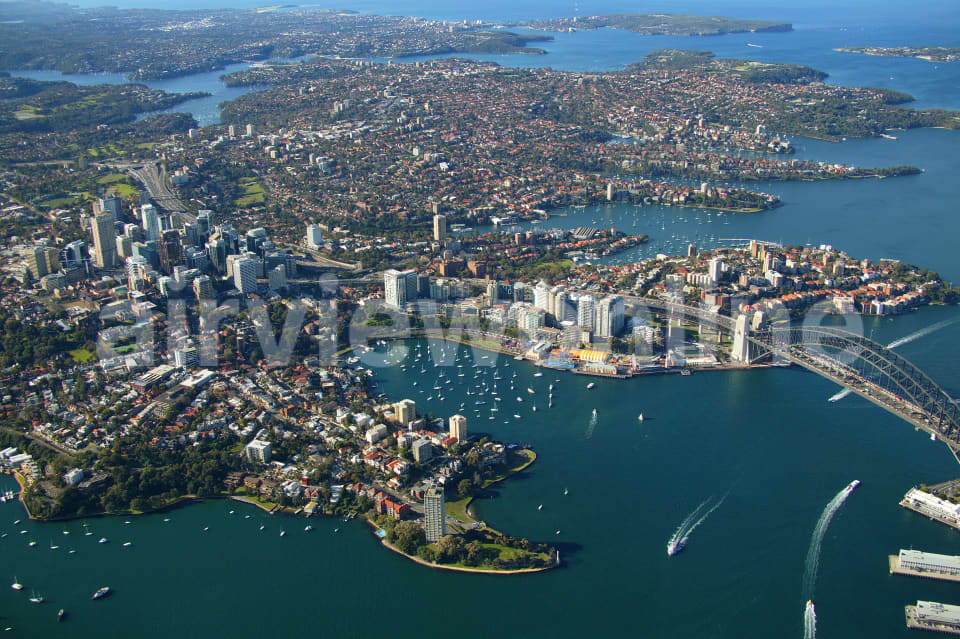 Aerial Image of McMahons Point to Manly, NSW