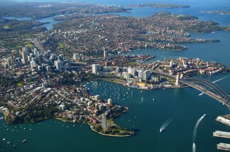 Aerial Image of MCMAHONS POINT TO MANLY, NSW
