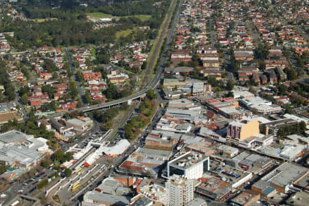 Aerial Image of FAIRFIELD RAILWAY STATION, NSW