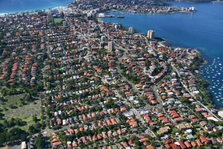 Aerial Image of FAIRLIGHT AND MANLY