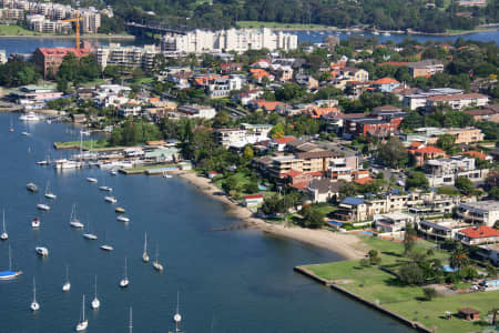 Aerial Image of DRUMMOYNE WATERFRONT, NSW