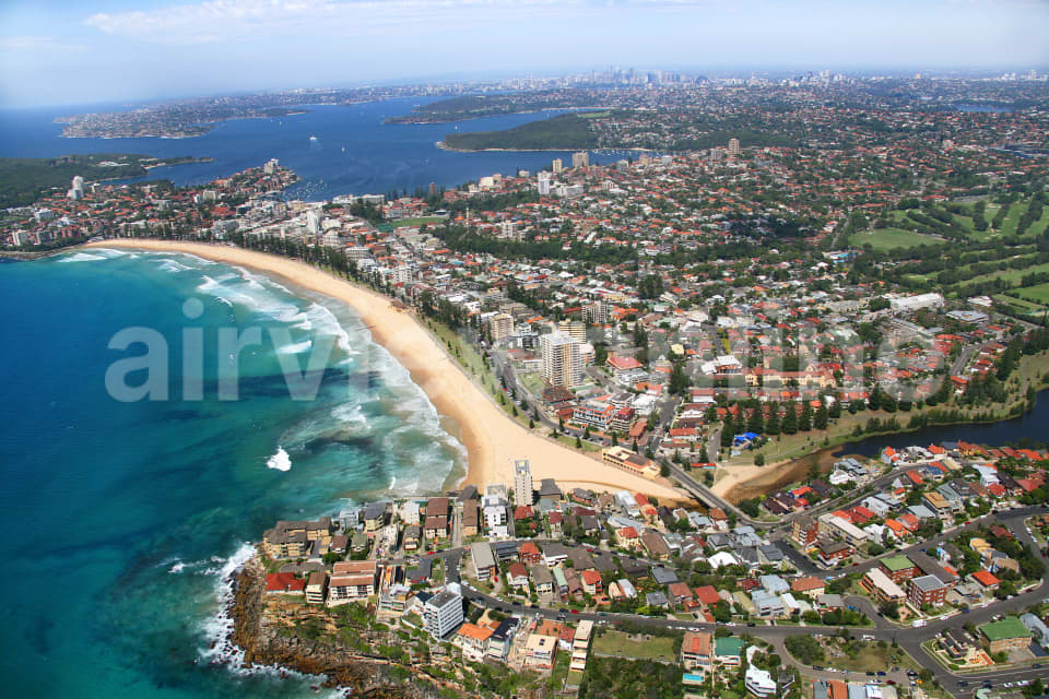 Aerial Image of Queenscliff and Manly