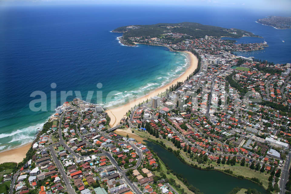 Aerial Image of Manly Lagoon, Queenscliff