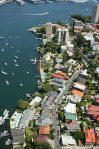 Aerial Image of BAYVIEW RD, MCMAHONS POINT