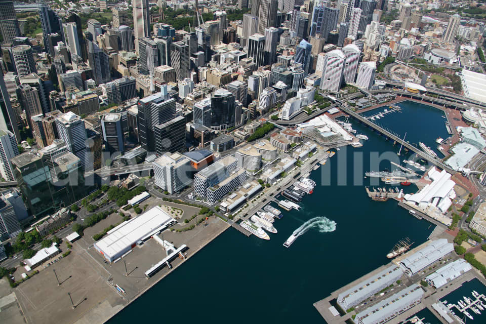 Aerial Image of Darling Harbour and Cockle Bay, Sydney