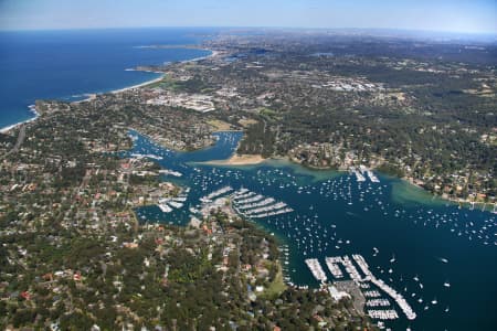 Aerial Image of NEWPORT TO SYDNEY