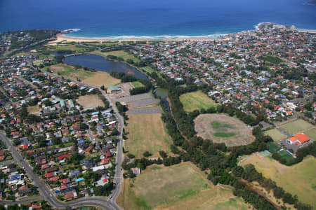 Aerial Image of JOHN FISHER PARK, CURL CURL