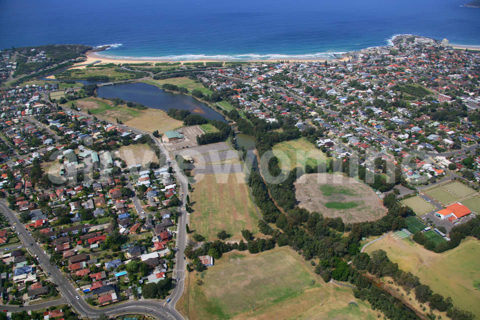 Aerial Image of John Fisher Park, Curl Curl