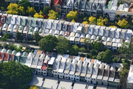 Aerial Image of TERRACE ROWS, SYDNEY