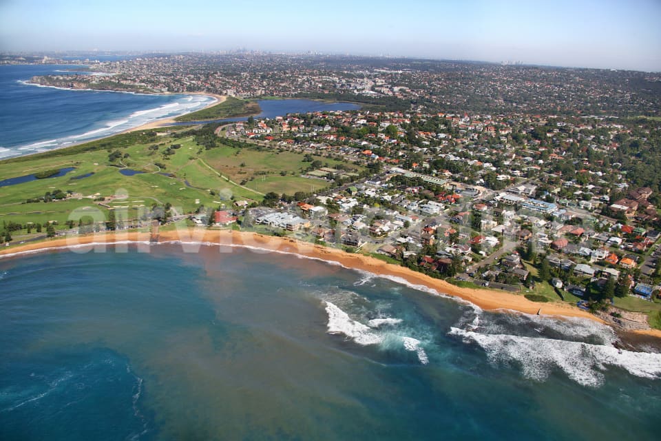 Aerial Image of Collaroy Basin and Collaroy Plateau