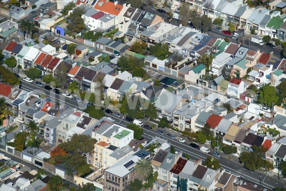 Aerial Image of Paddington Terraces