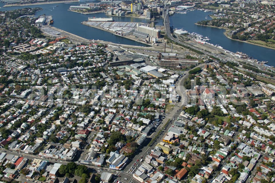 Aerial Image of Rozelle and White Bay