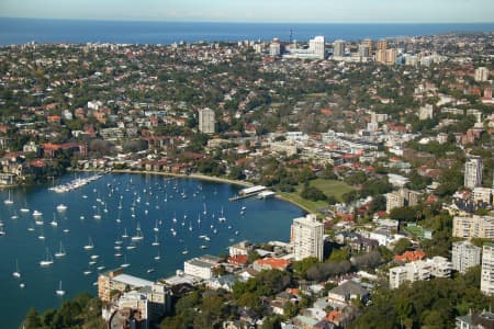 Aerial Image of DOUBLE BAY TO BONDI JUNCTION