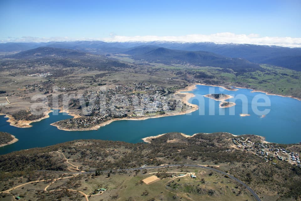 Aerial Image of Jindabyne to the Snowys
