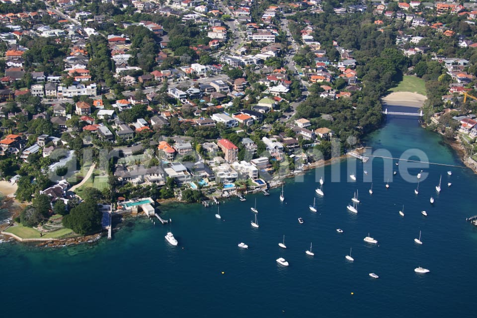 Aerial Image of Vaucluse waterfront homes