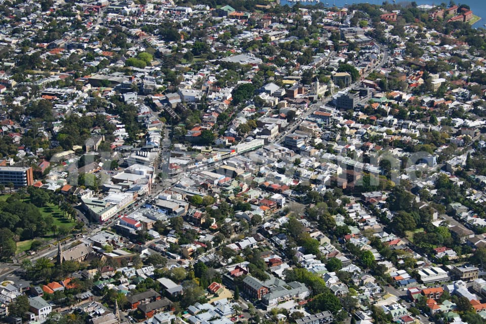 Aerial Image of Balmain, Darling St